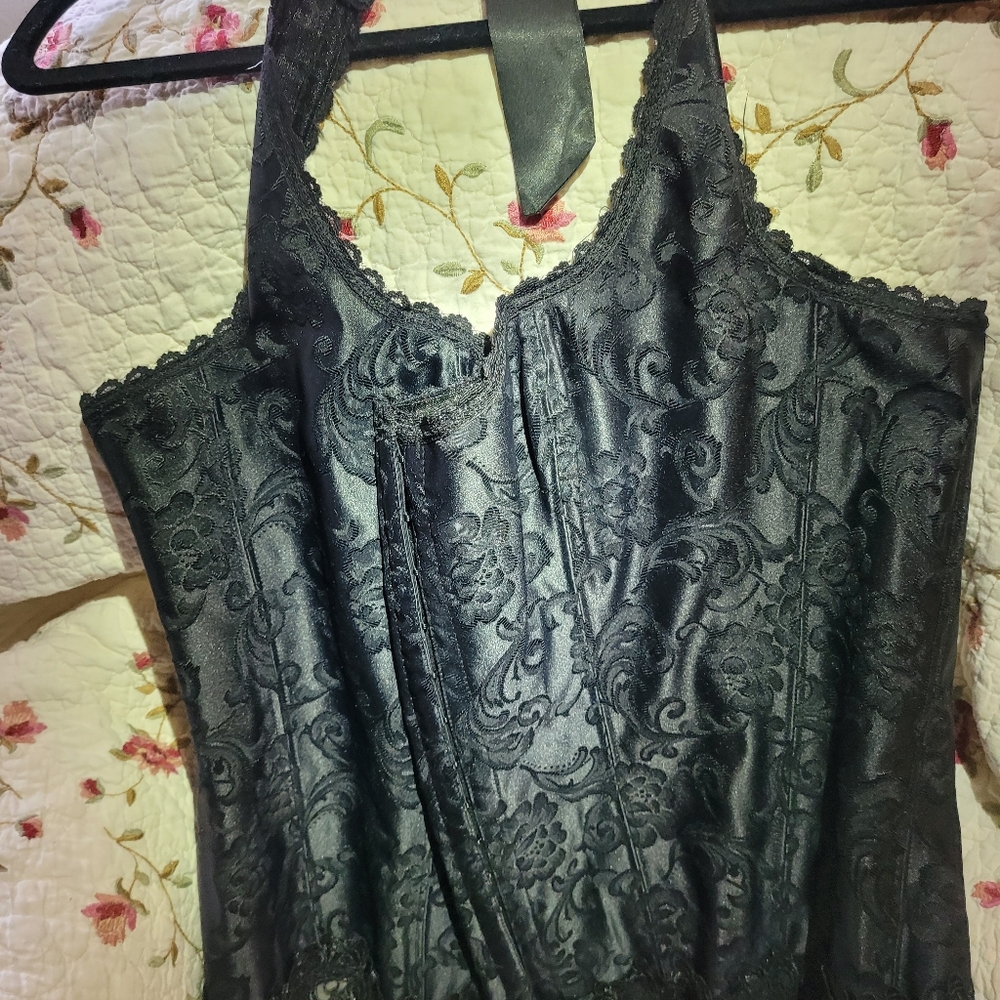 Fredrick of Hollywood Brocade Corset..Sz42..NWOT